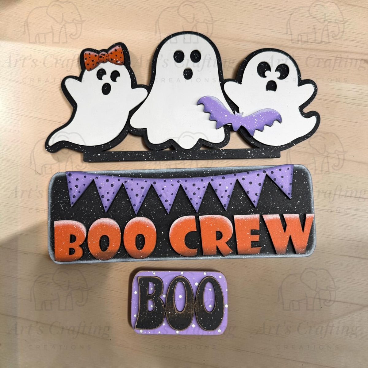 12" Interchangeable Insert - Boo Crew Ghosts