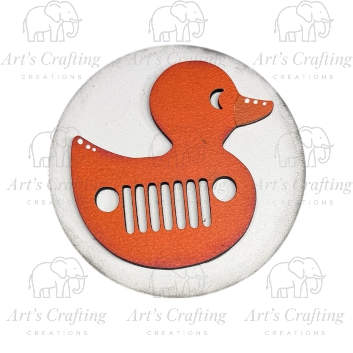 3" Round Insert - Off Road Ducky - Specialty