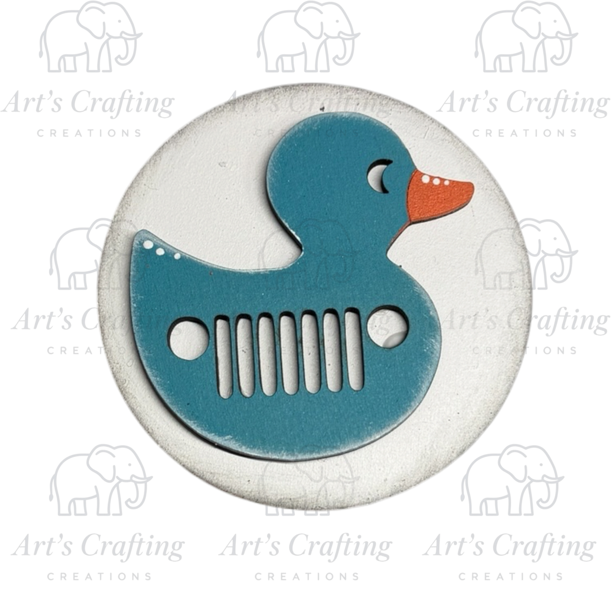 3" Round Insert - Off Road Ducky - Specialty
