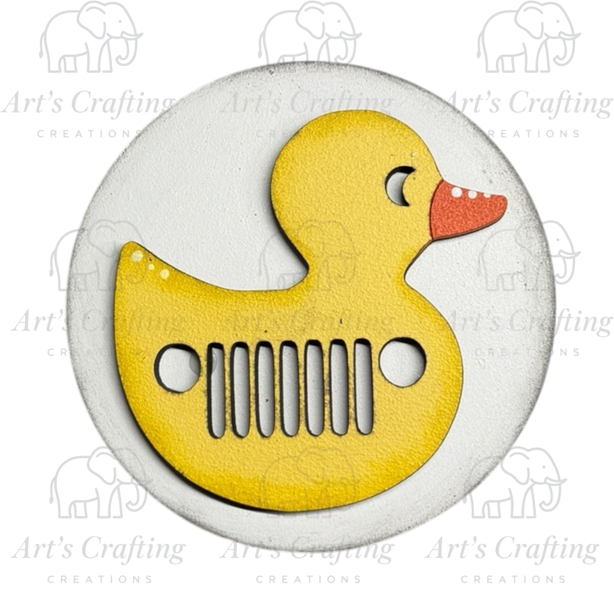 3" Round Insert - Off Road Ducky - Specialty