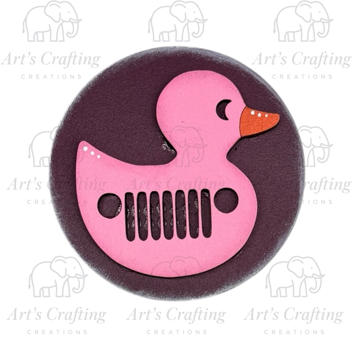 3" Round Insert - Off Road Ducky - Specialty