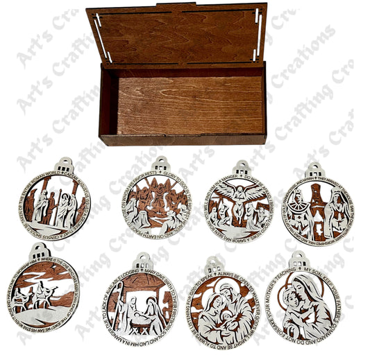 Christmas Story Ornament Set