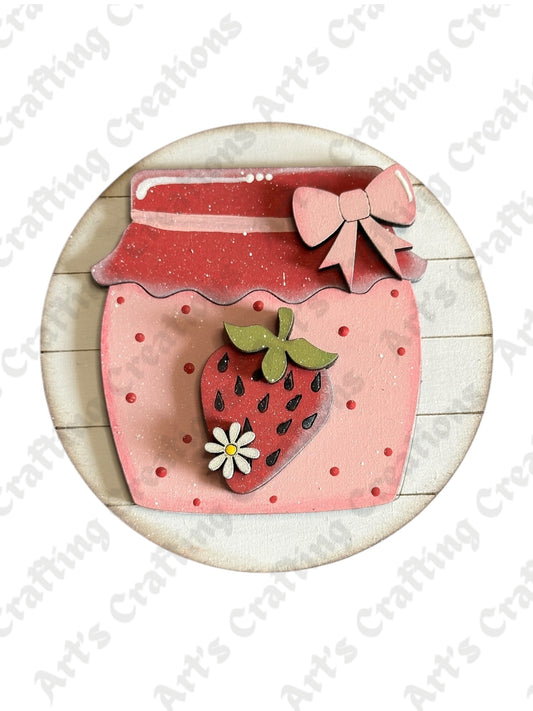 3" Round Insert - Berry Jam - June