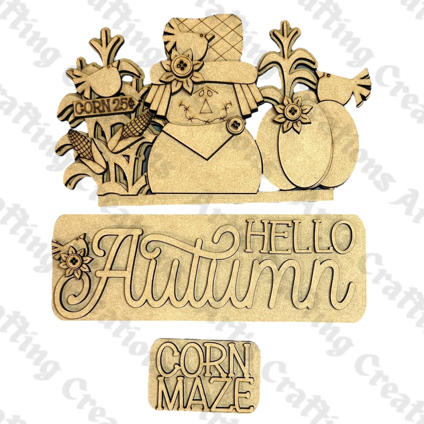 12" Interchangeable Insert - Hello Autumn