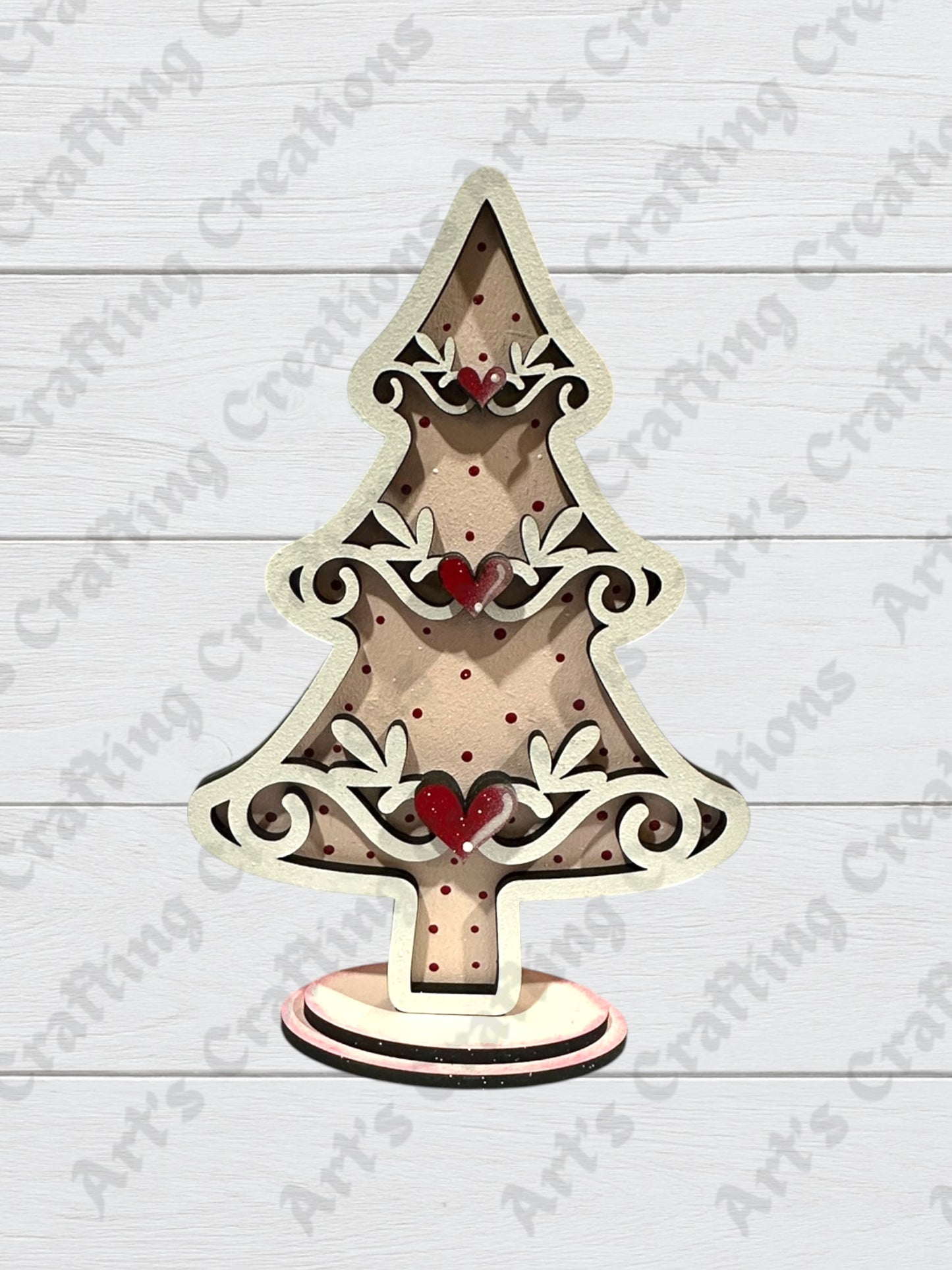Vintage Christmas Tree Shelf Sitters