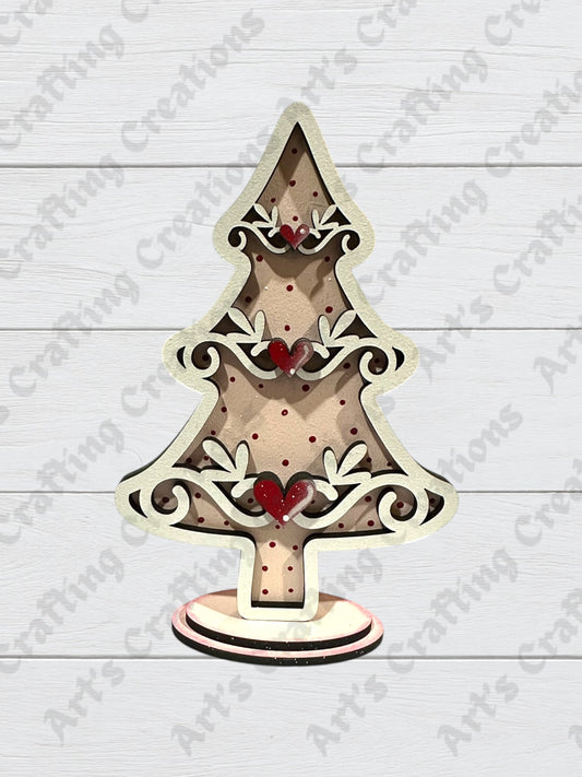 Vintage Christmas Tree Shelf Sitters
