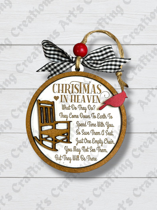 Christmas in Heaven Ornament