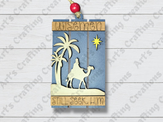 Wisemen Still Seek Him Pallet Ornament