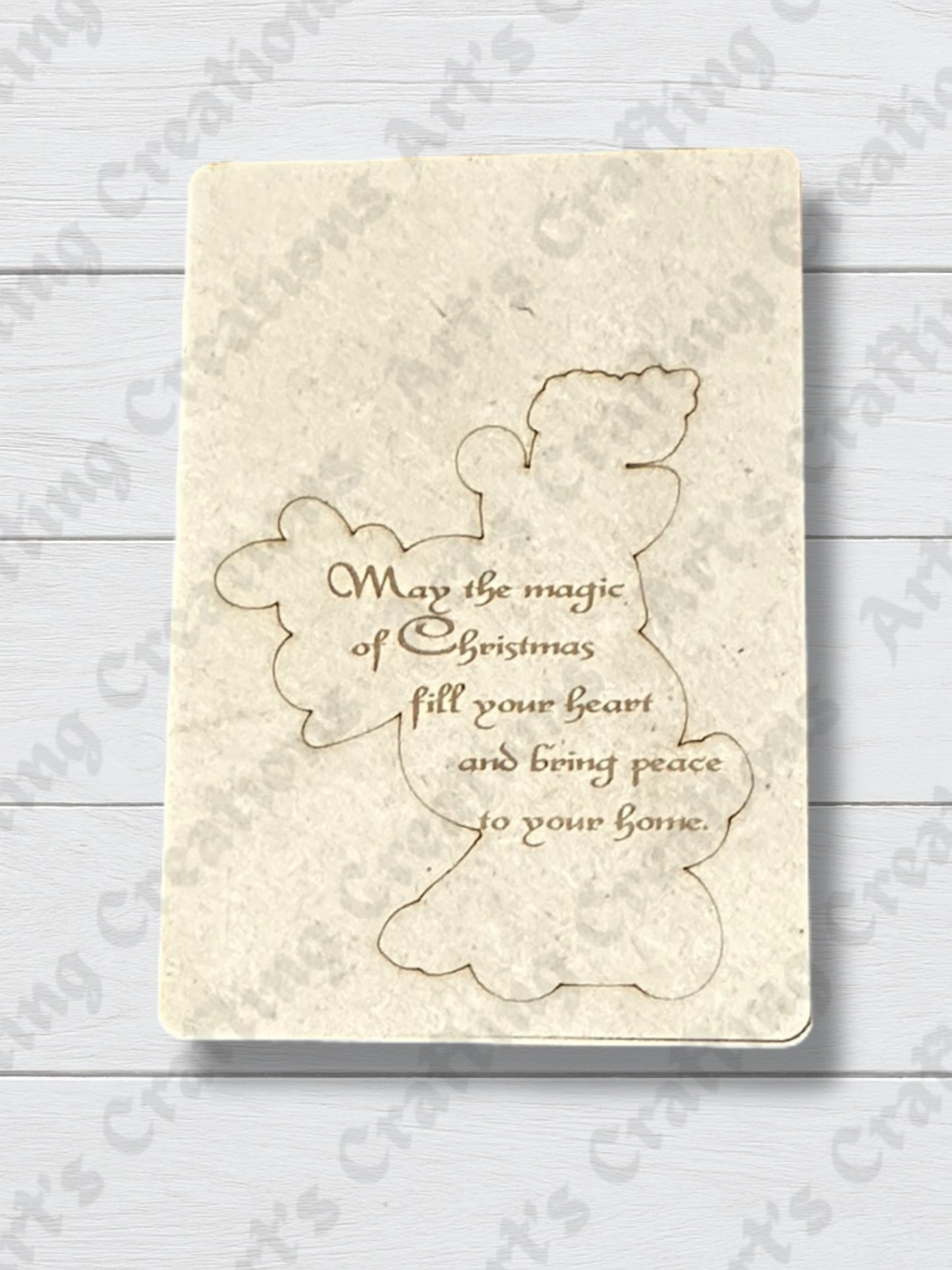 Reindeer Greeting Card Ornament