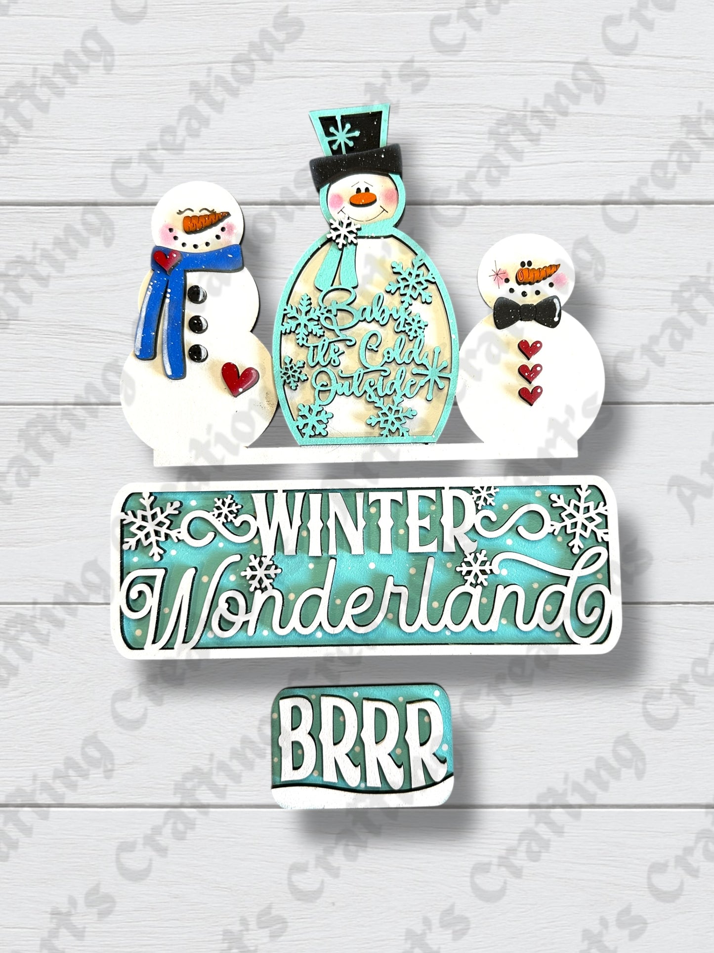 12" Interchangeable Insert - Baby its Cold Outside