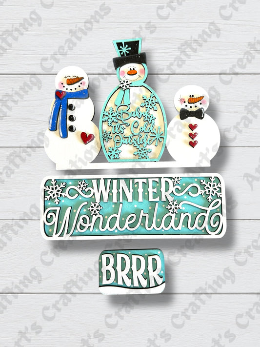 12" Interchangeable Insert - Baby its Cold Outside