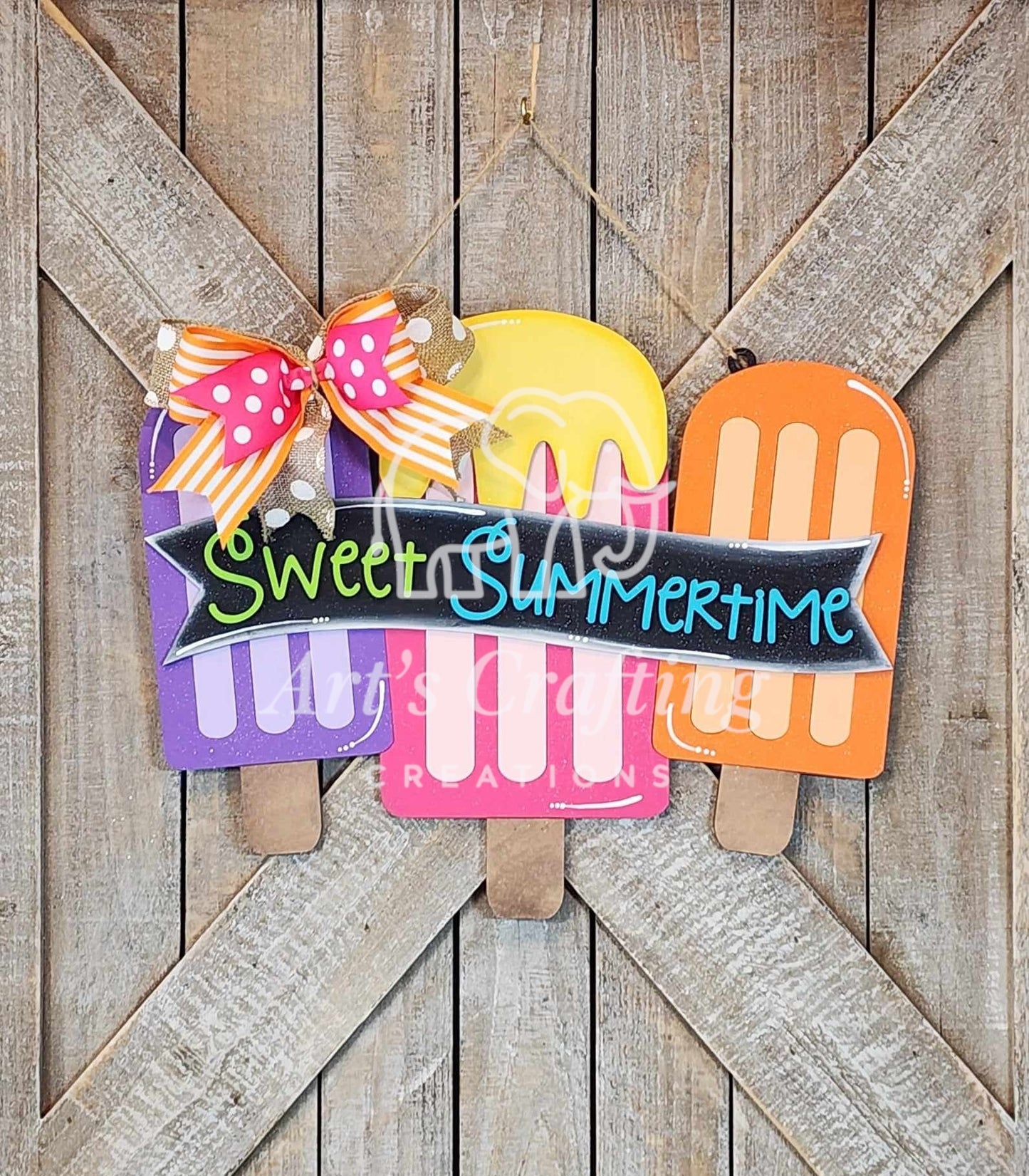 Sweet Summertime Hanging Sign