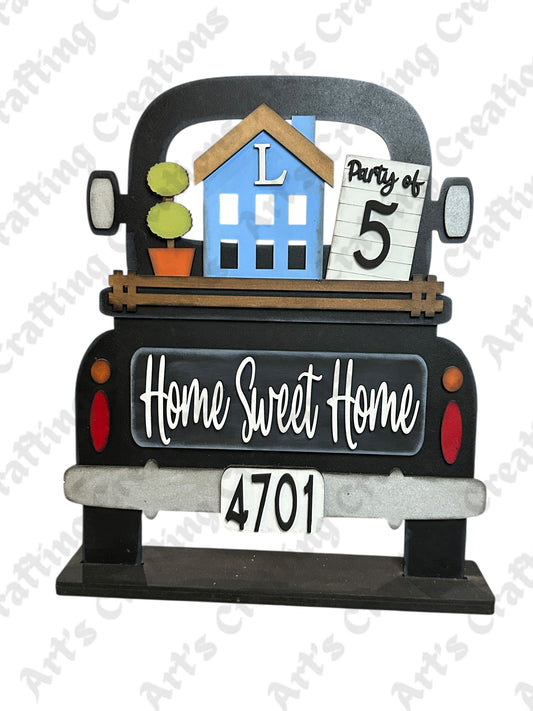 12" Interchangeable Insert - Party of () Home Sweet Home