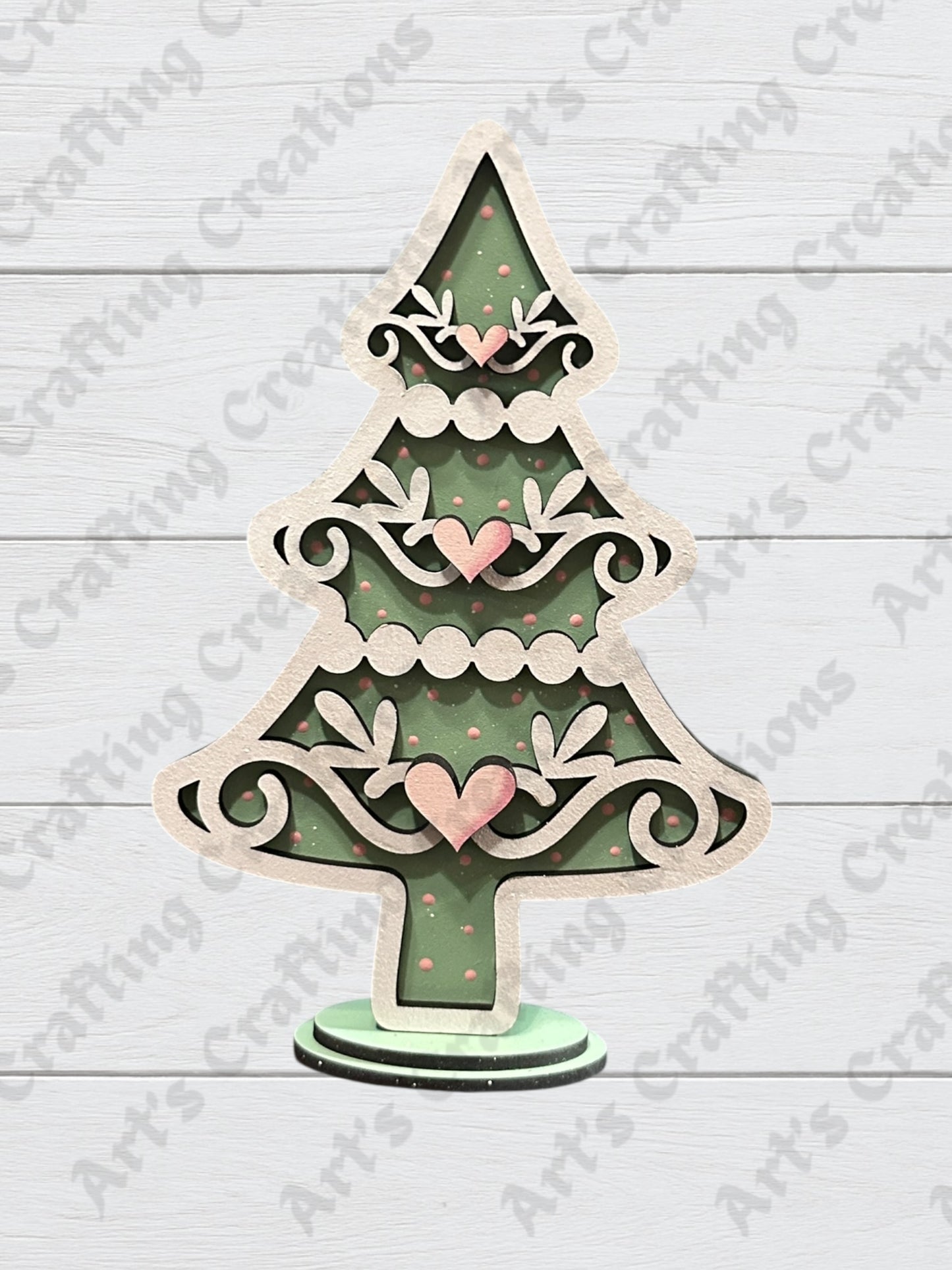 Vintage Christmas Tree Shelf Sitters