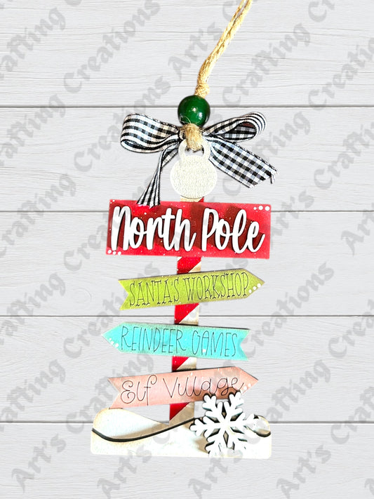 North Pole Ornament