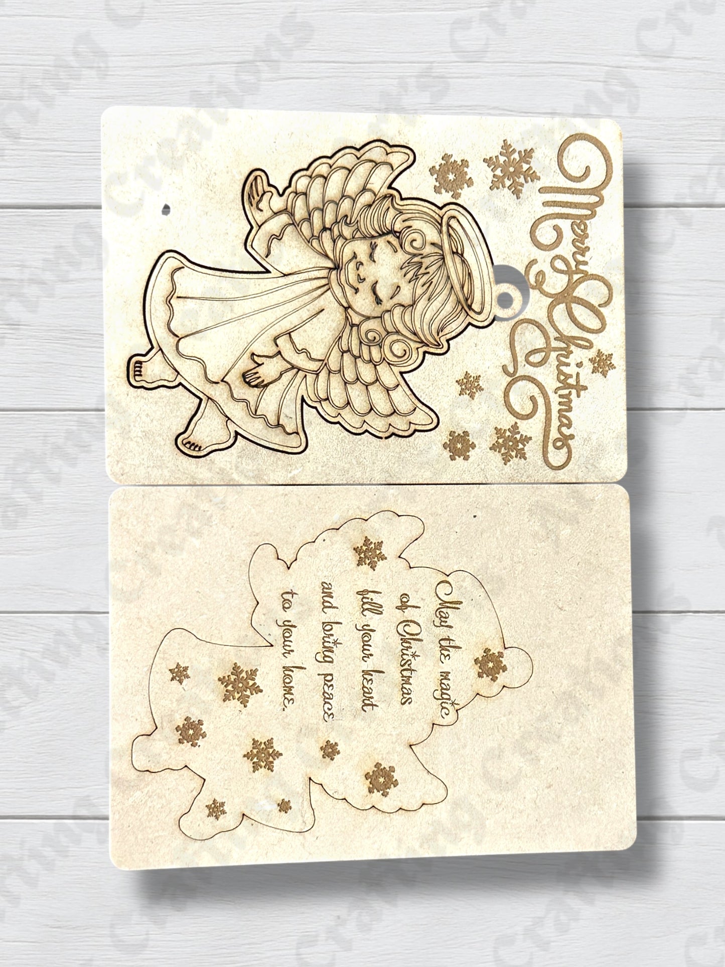 Angel Greeting Card Ornament