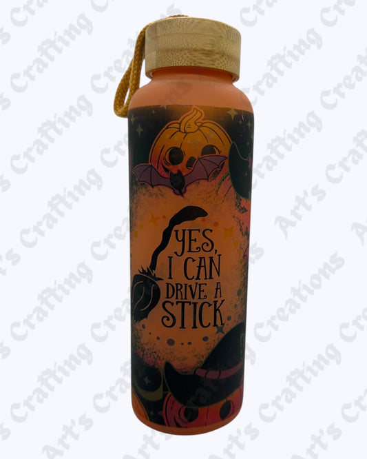 Yes I can Drive A Stick 25oz Glass Tumbler
