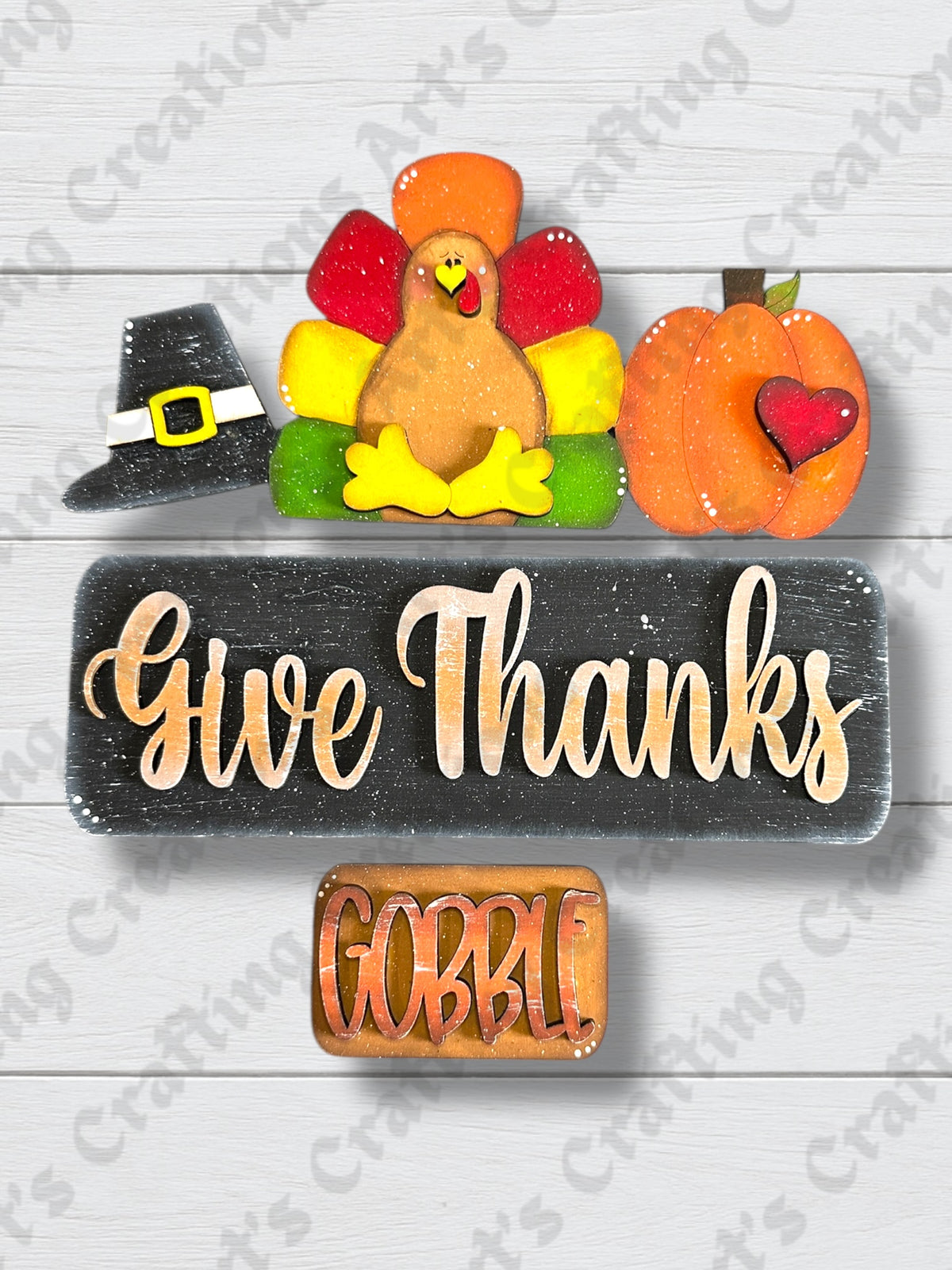 12" Interchangeable Insert - Give Thanks