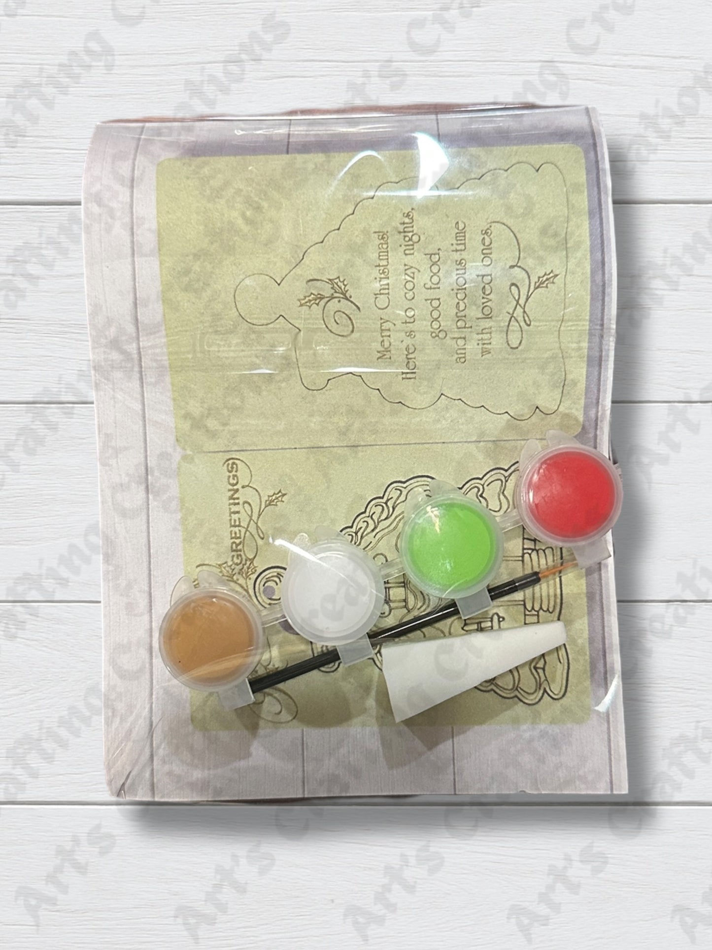 Gingerbread House Greeting Card Ornament