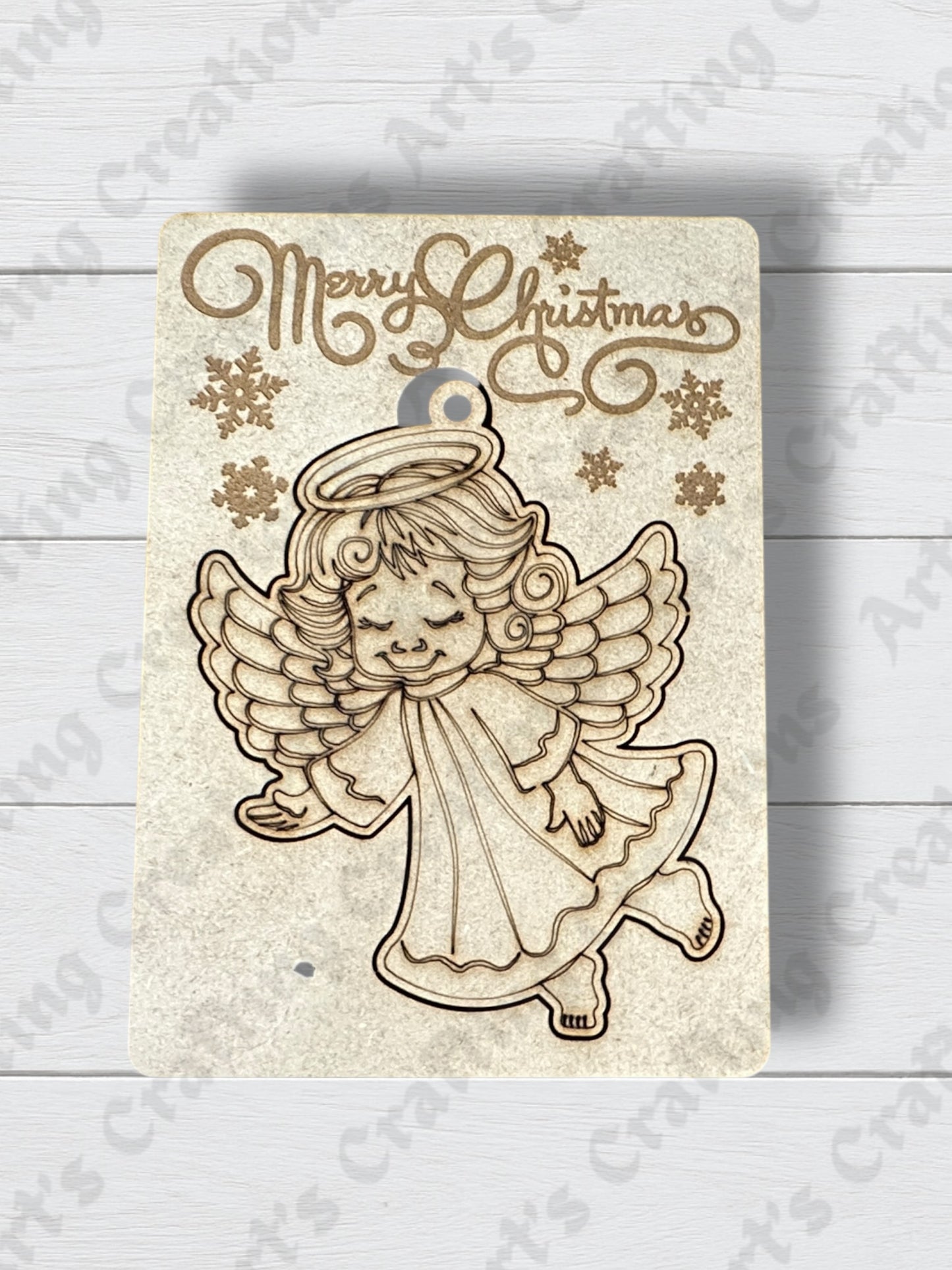 Angel Greeting Card Ornament