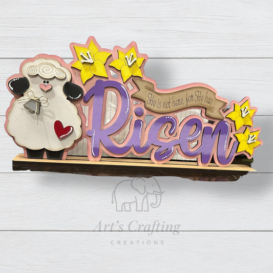 Risen Lamb - Shelf Sitter