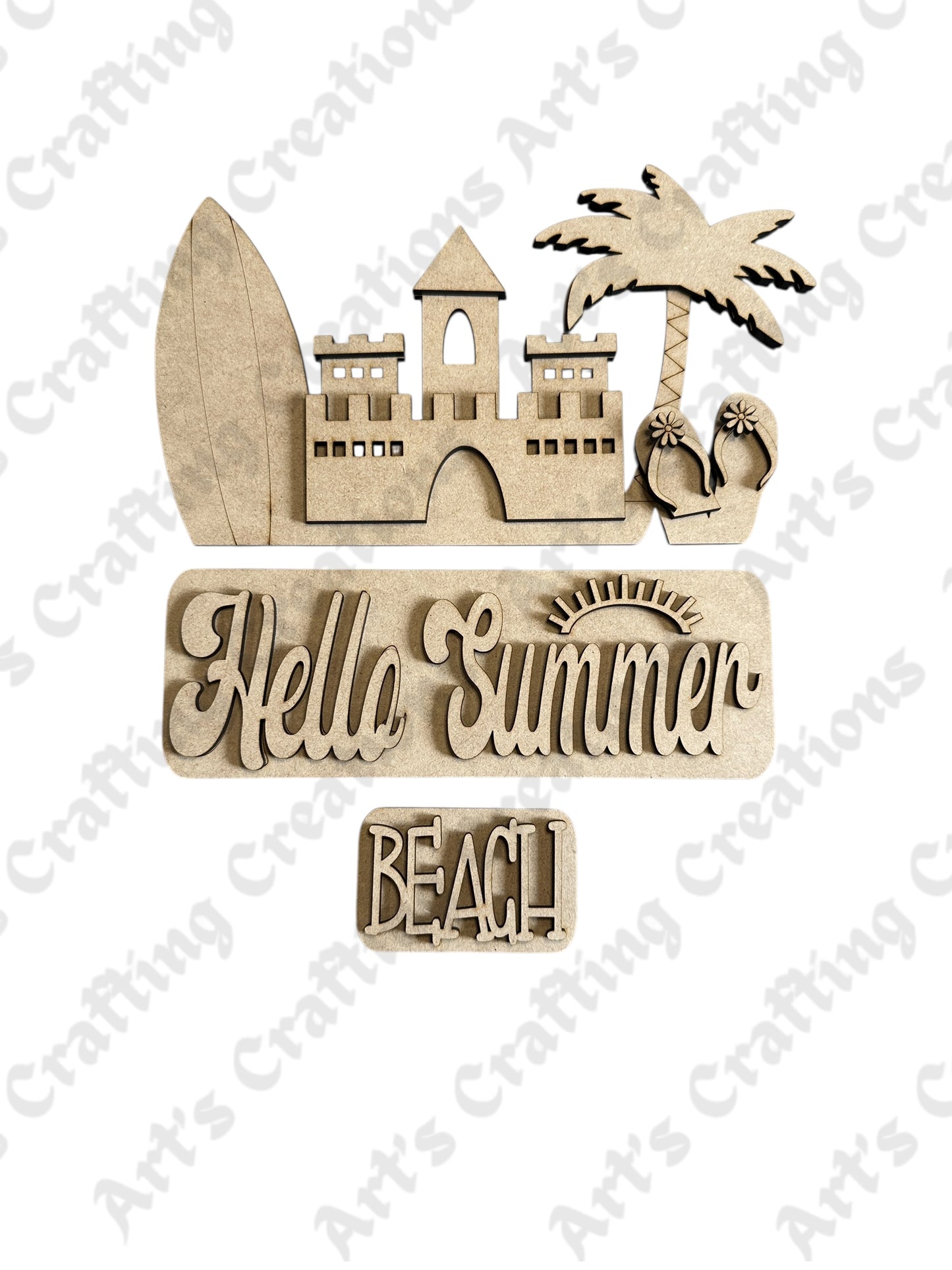 12" Interchangeable Insert - Hello Summer
