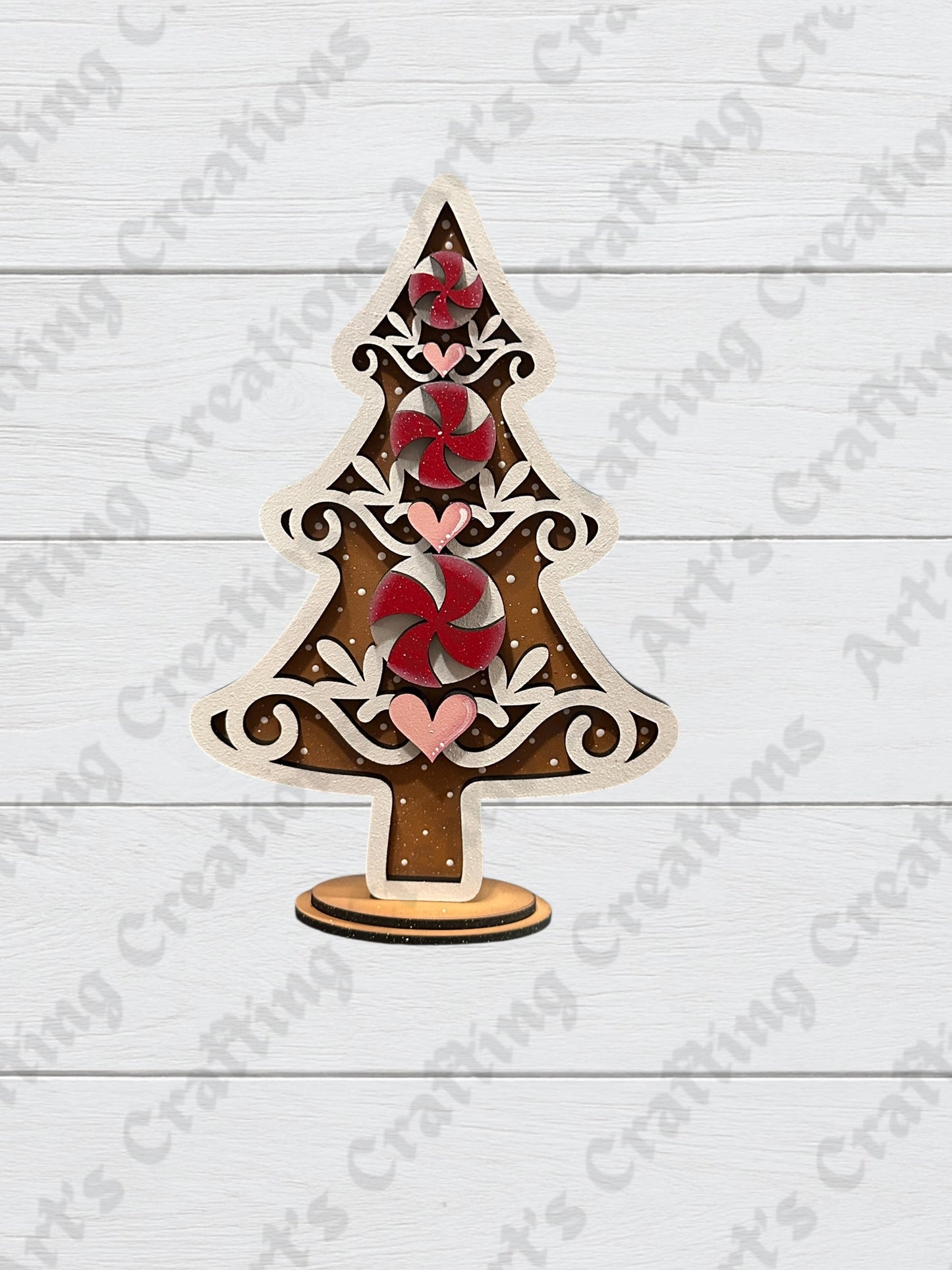 Vintage Christmas Tree Shelf Sitters