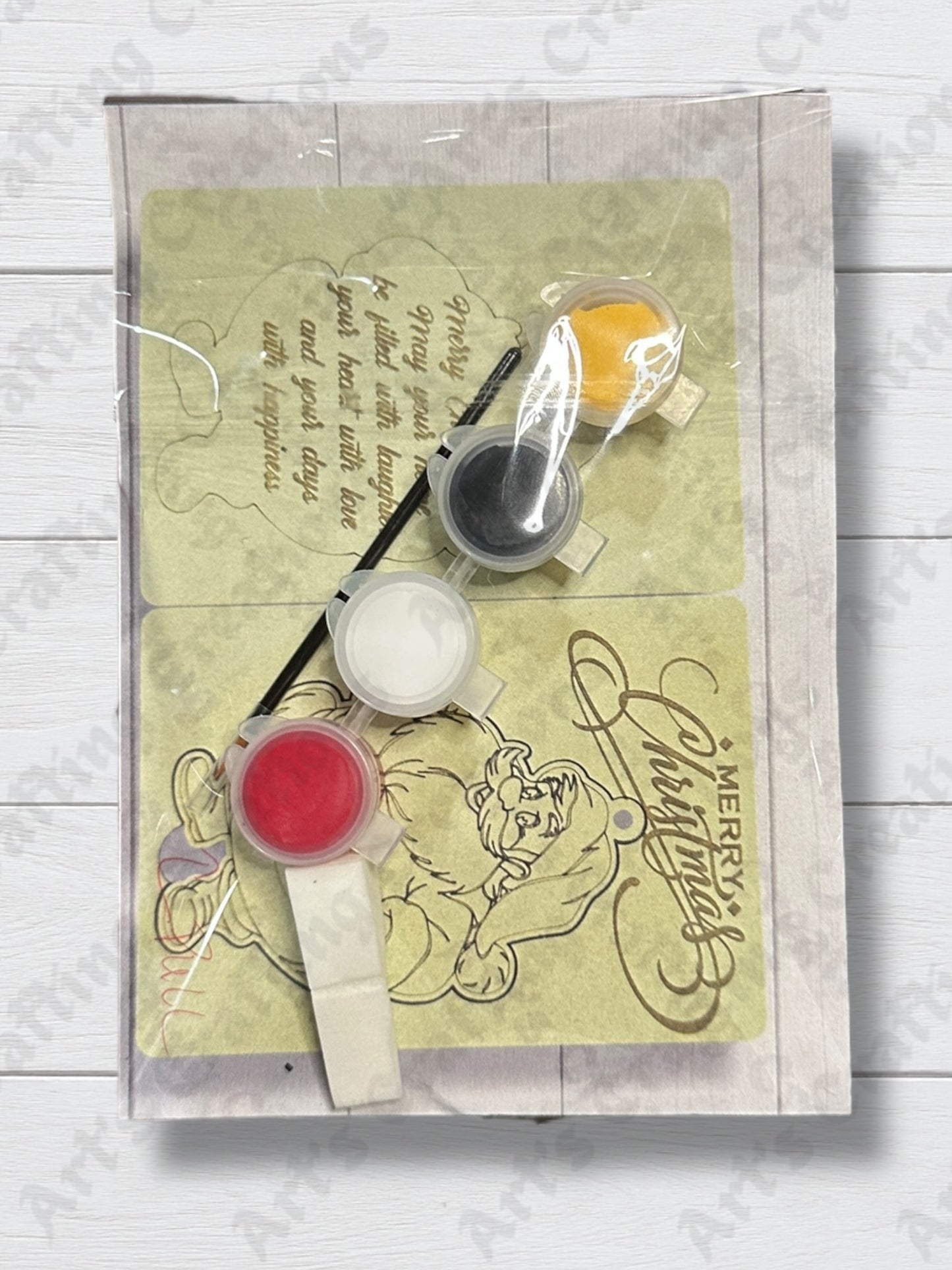 Santa Claus Greeting Card Ornament