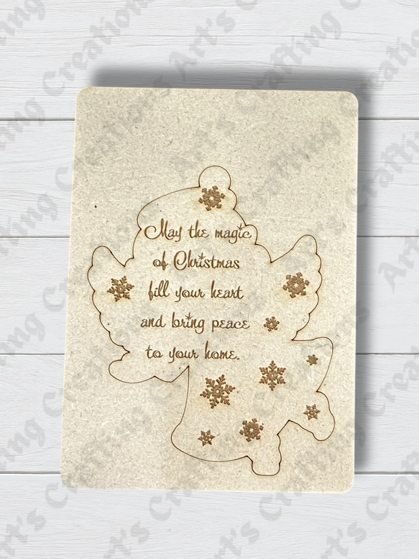 Angel Greeting Card Ornament
