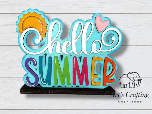 Hello Summer - Shelf Sitter