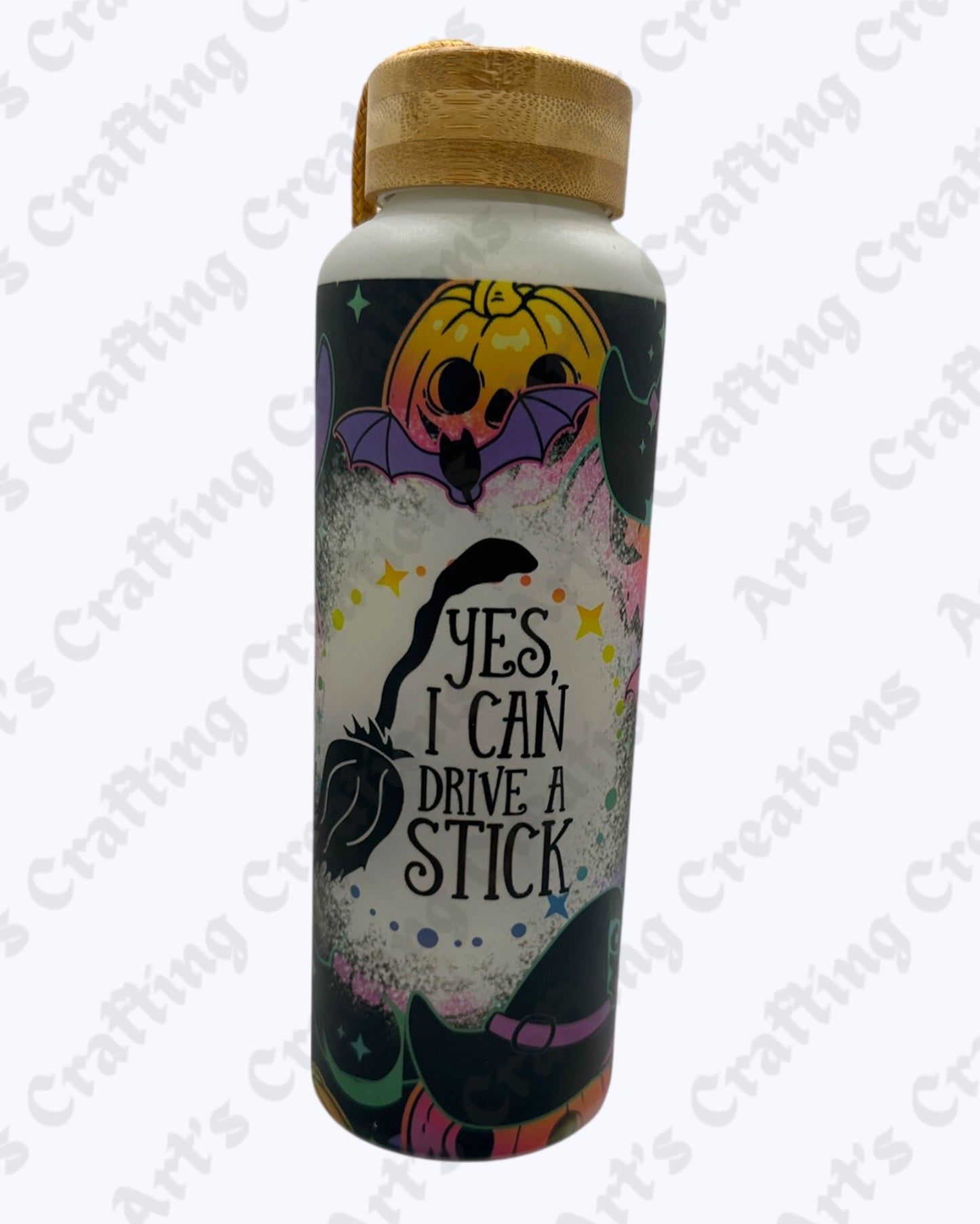 Yes I can Drive A Stick 25oz Glass Tumbler