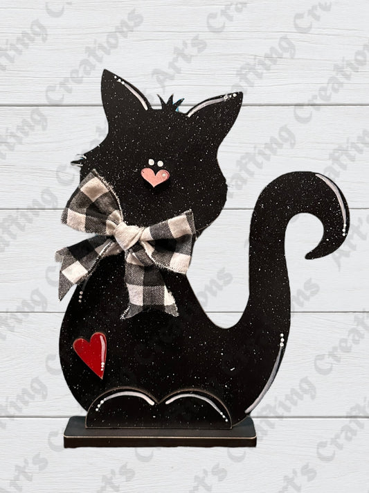 Black Cat Shelf Sitter