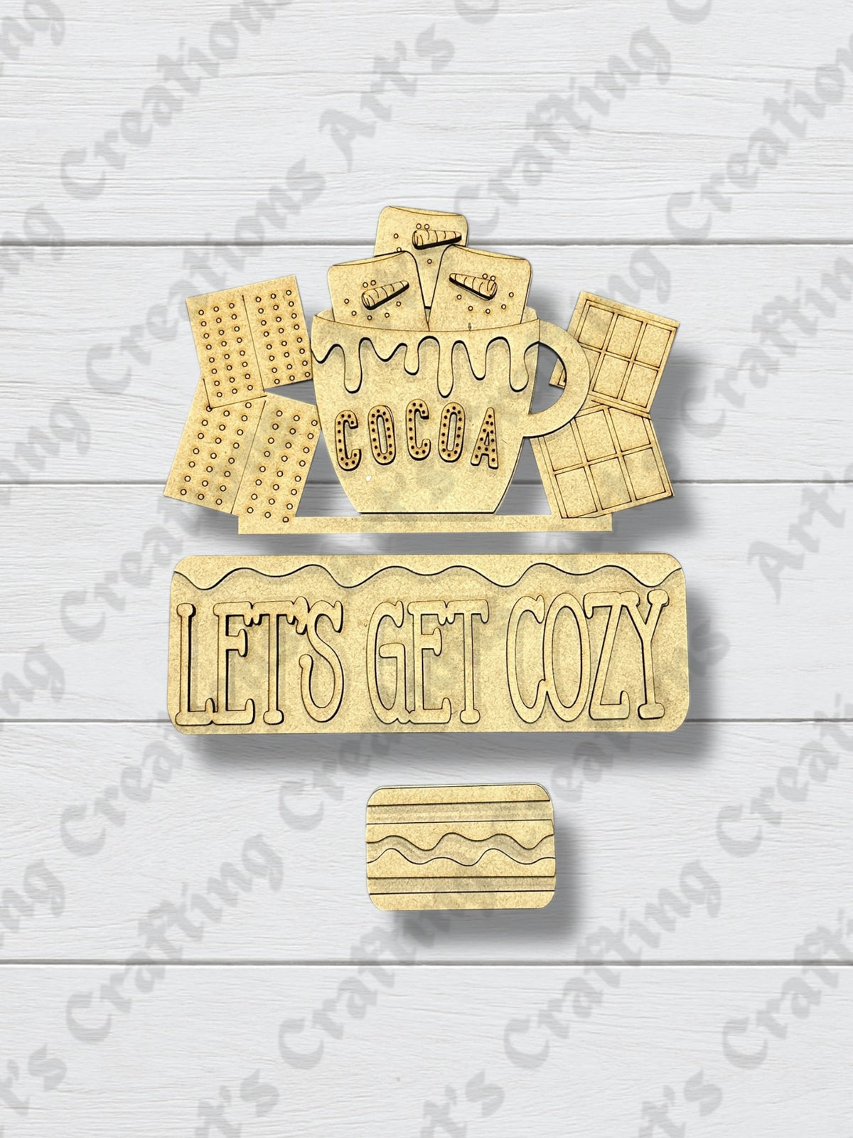 12" Interchangeable Insert - Lets Get Cozy