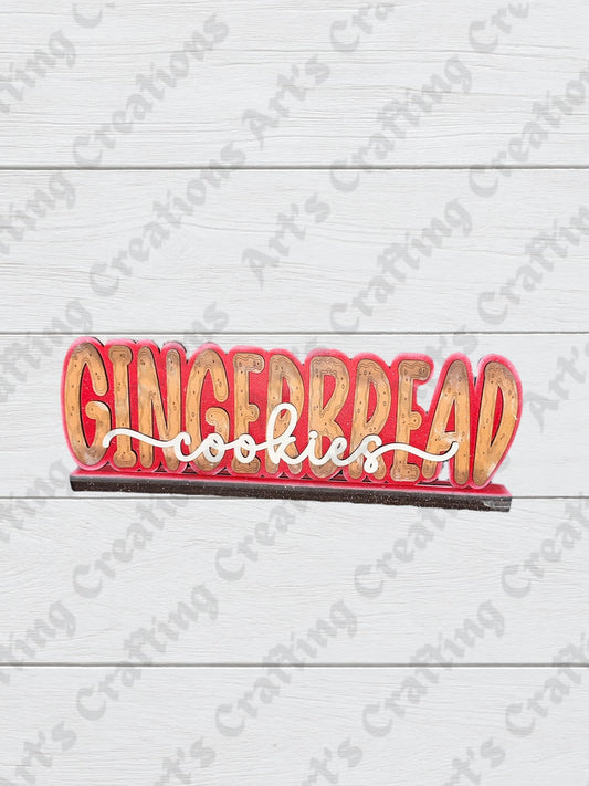 Gingerbread Cookies Shelf Sitter