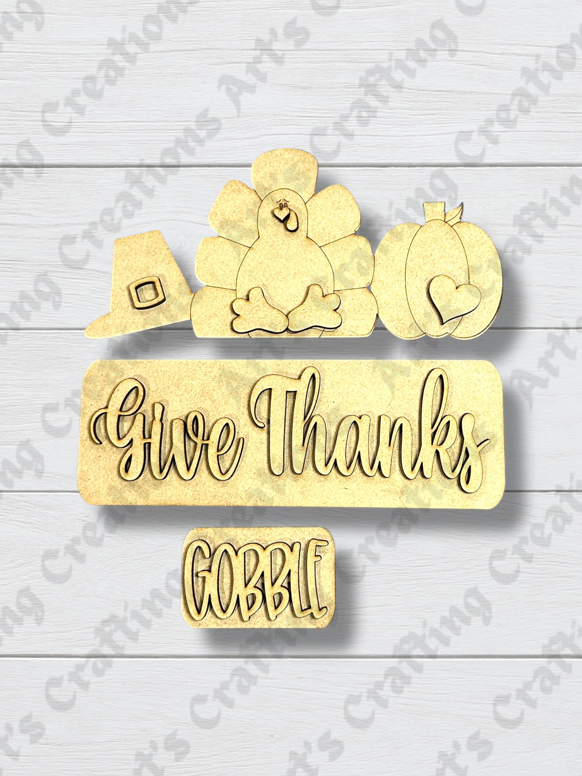 12" Interchangeable Insert - Give Thanks