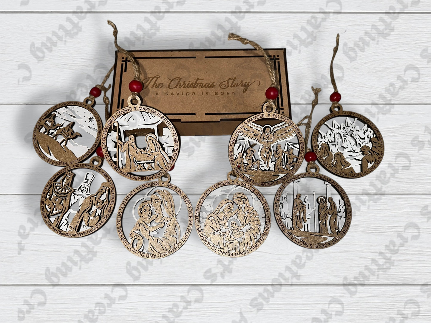Christmas Story Ornament Set