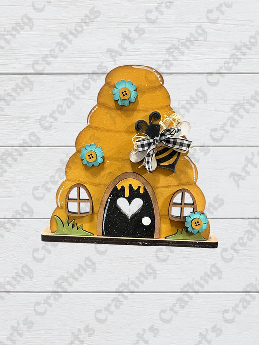 Bee Hive Votive Candle Holder Shelf Sitter