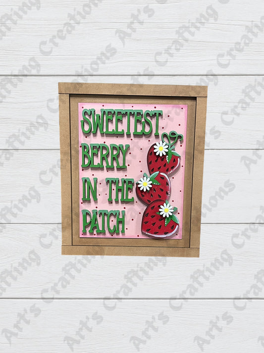 5x6 Interchangeable Insert - Sweetest Berry in the Patch