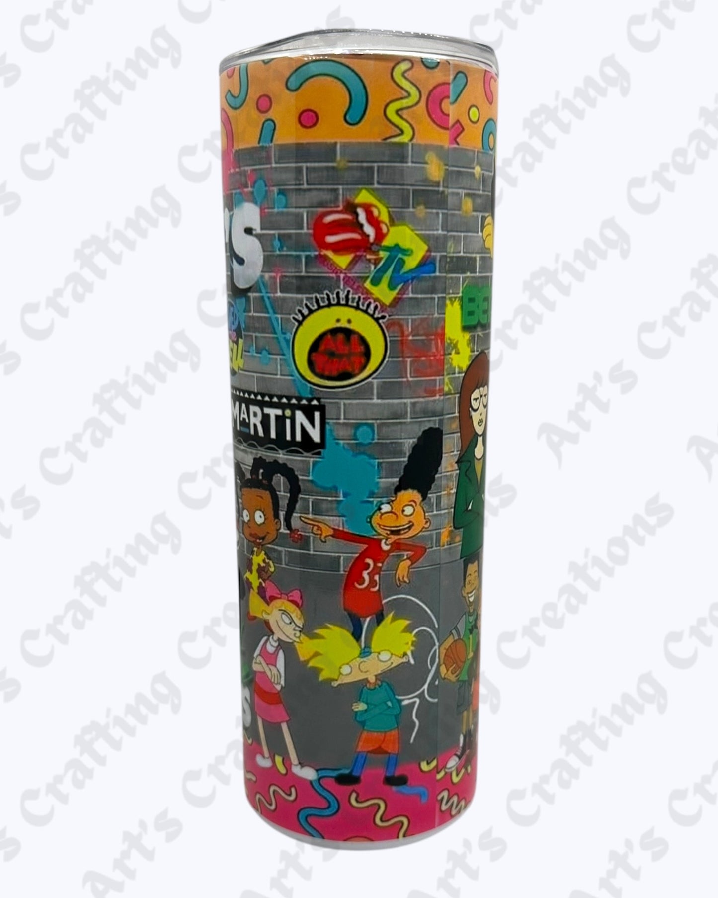 Born in the 80's 20 oz Sublimation Tumbler