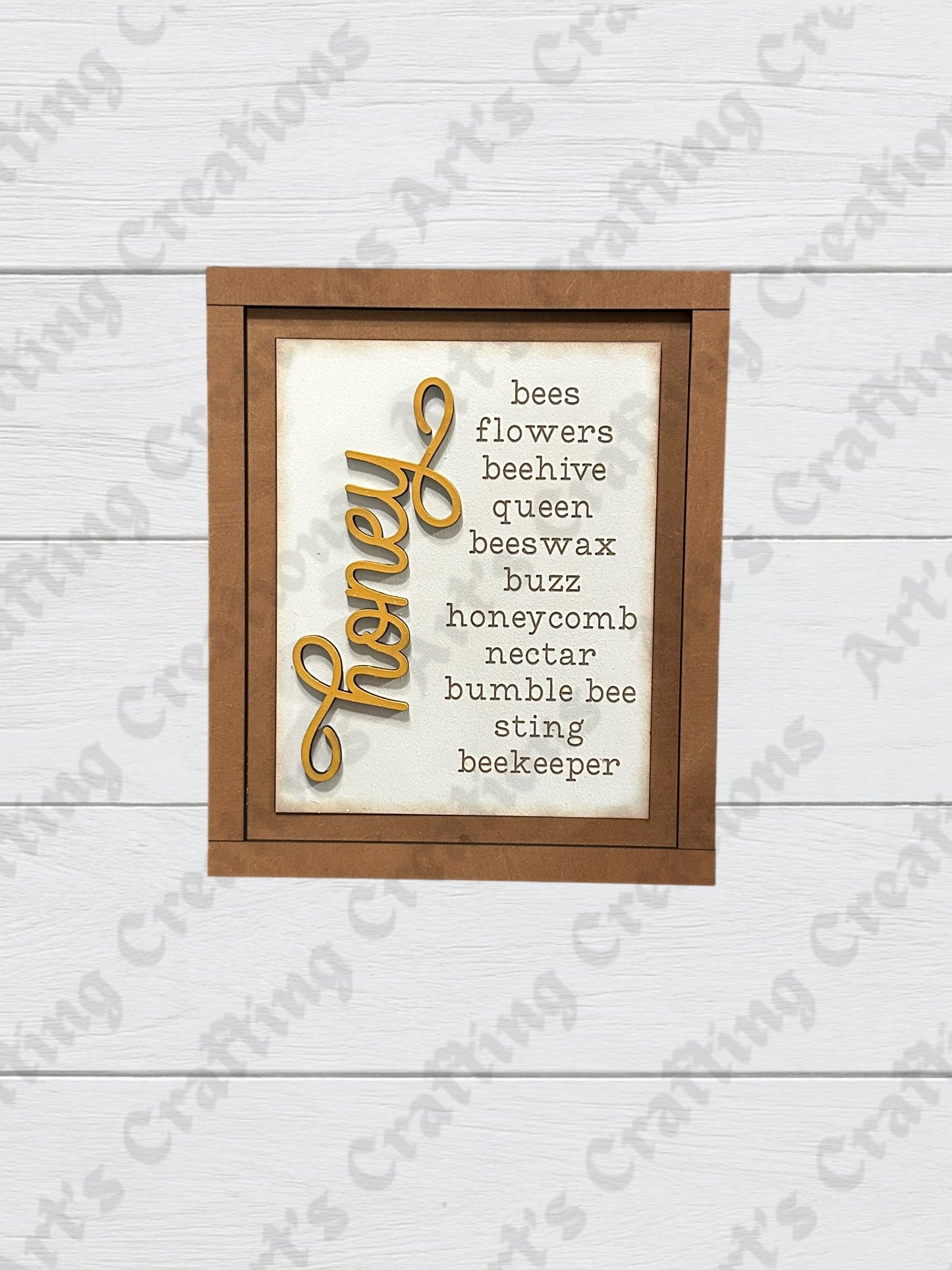 5x6 Interchangeable Insert - Honey