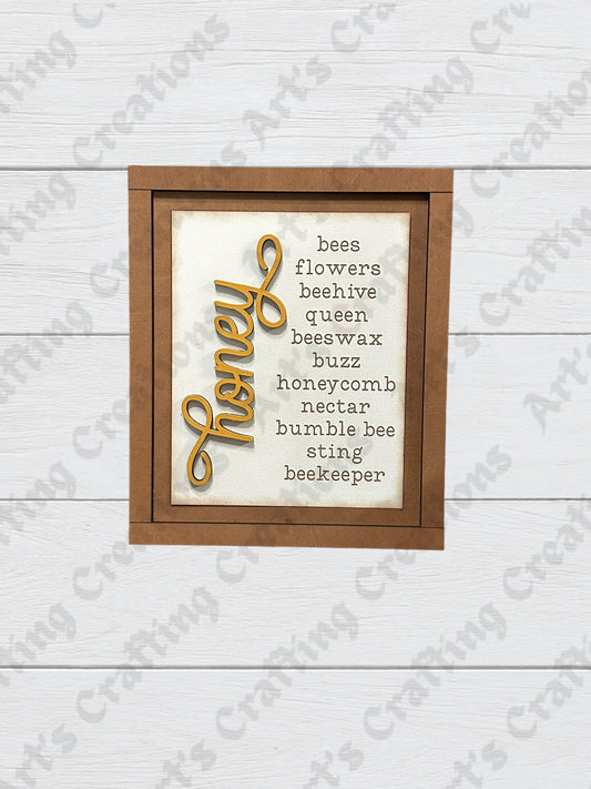 5x6 Interchangeable Insert - Honey