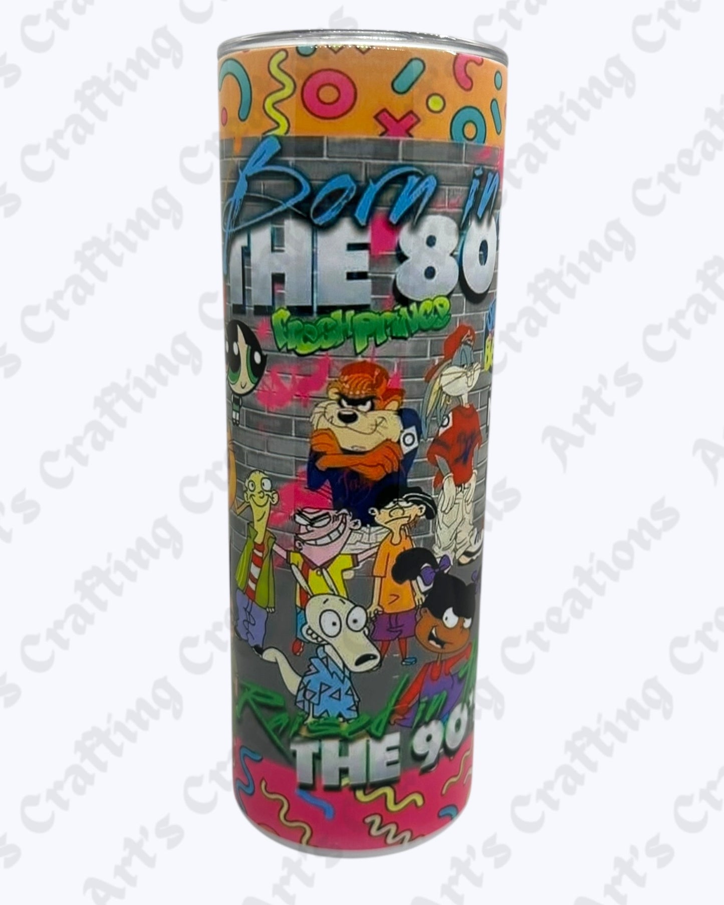 Born in the 80's 20 oz Sublimation Tumbler