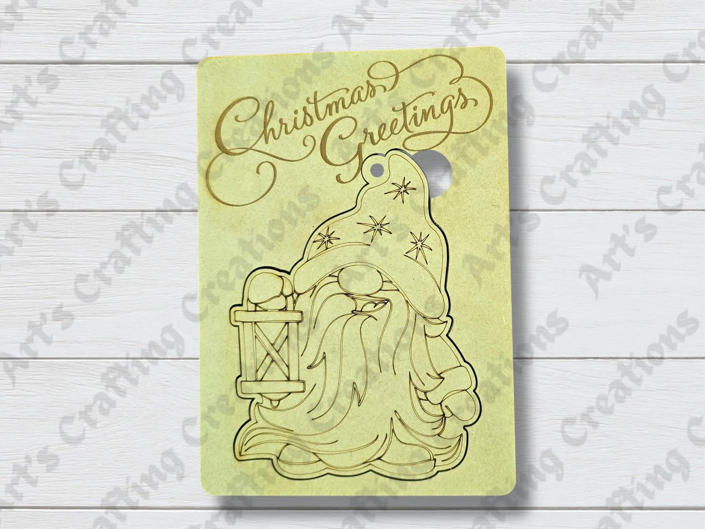 Gnome Greeting Card Ornament
