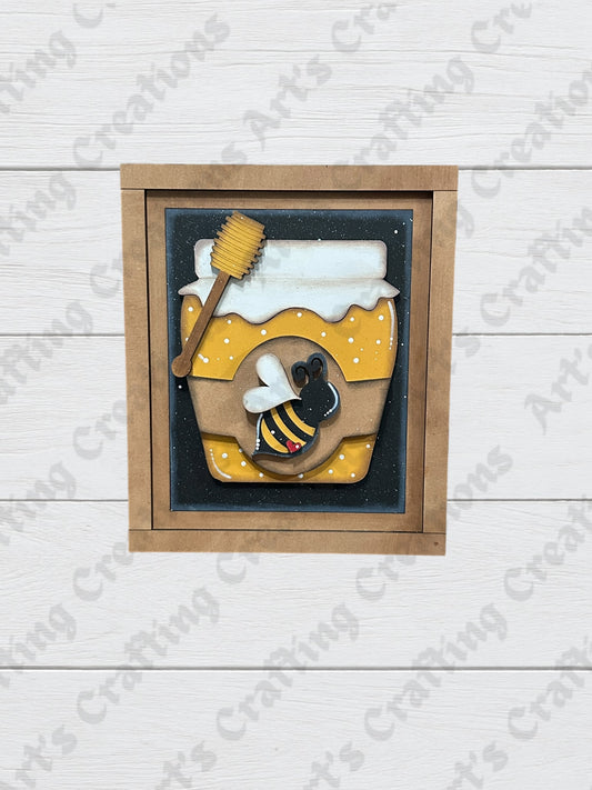 5x6 Interchangeable Insert - Honey Jar