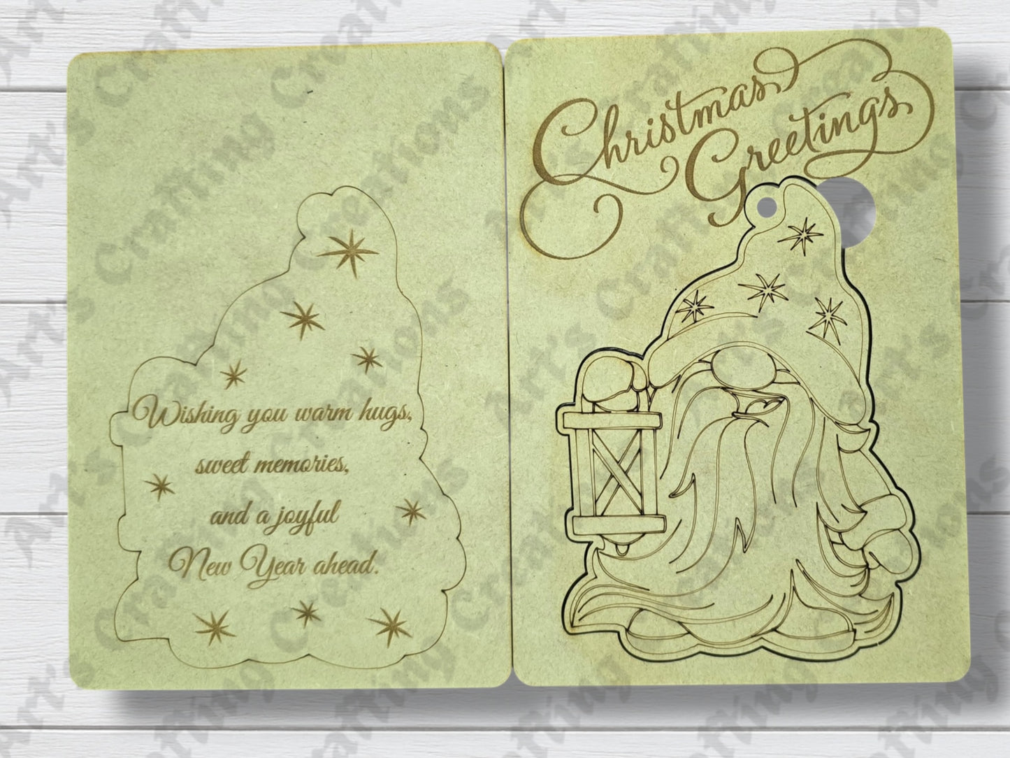 Gnome Greeting Card Ornament