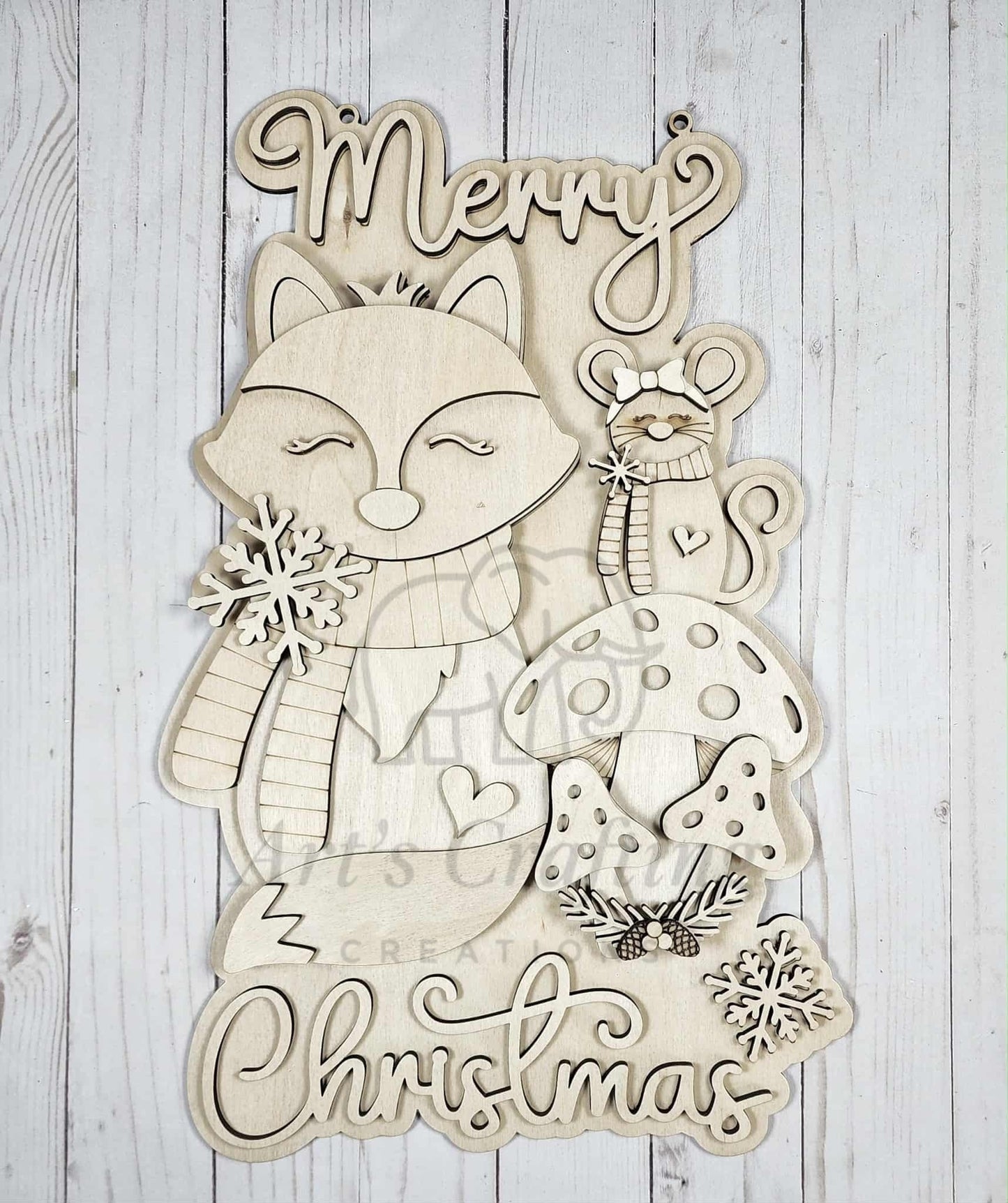 Forest Friends Hanging Sign