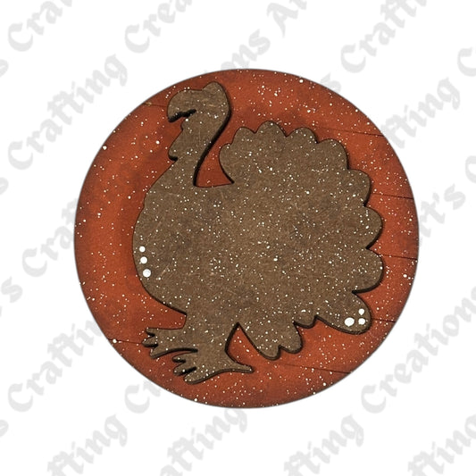 3" Round Insert - Turkey - November
