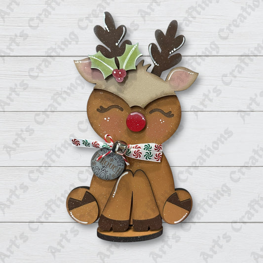 Reindeer - Dashing Through the Snow Shelf Sitter