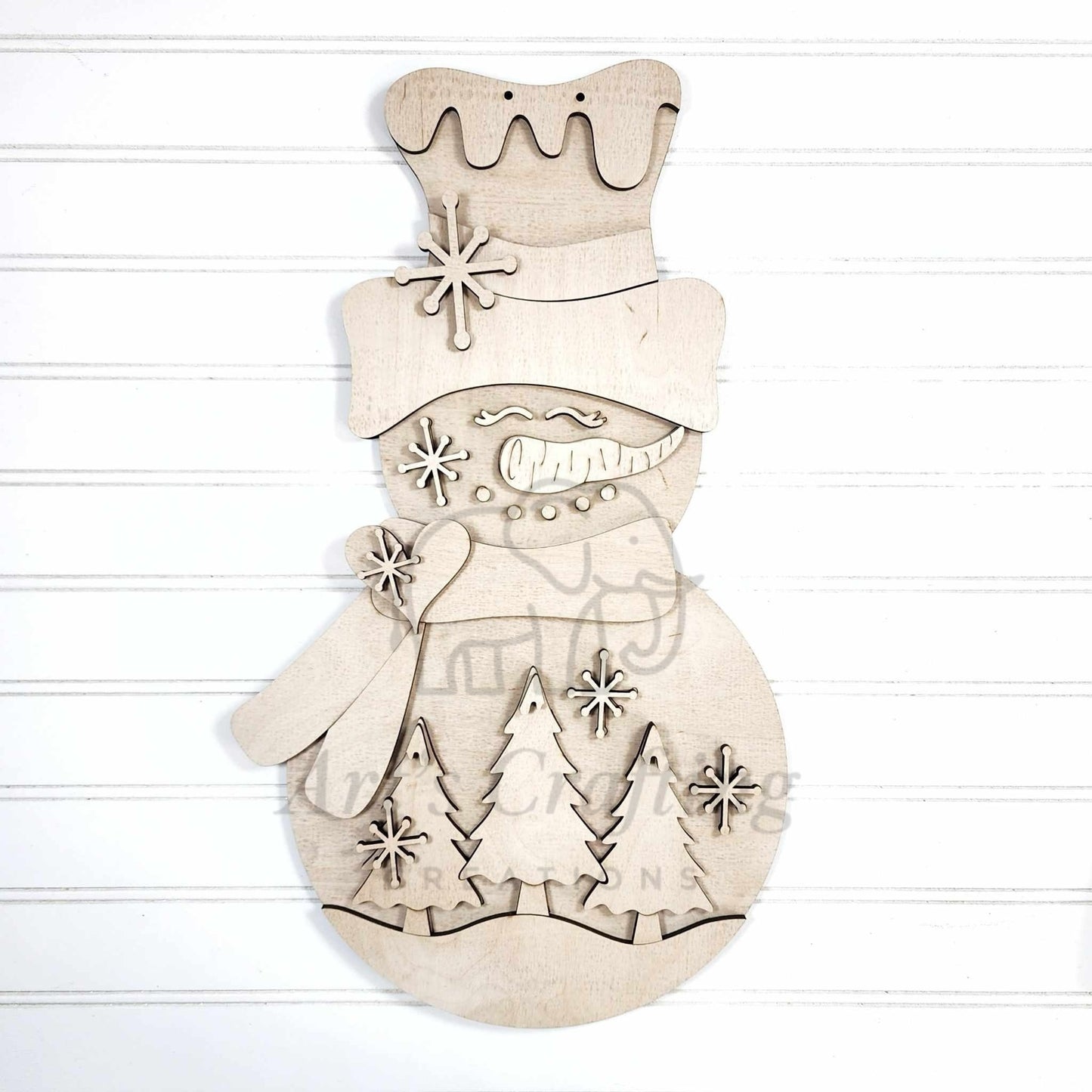 Snowman Winter Hanging Sign