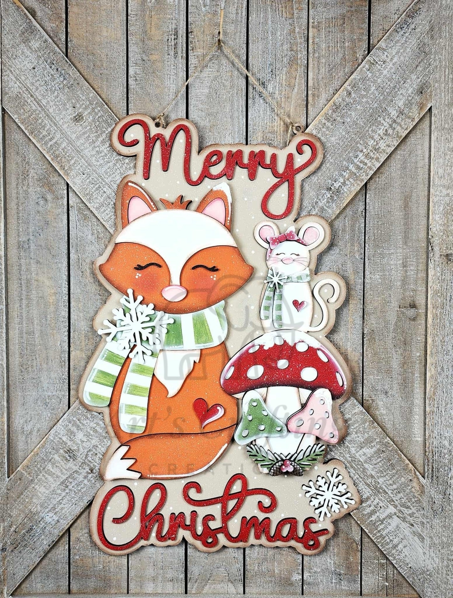 Forest Friends Hanging Sign